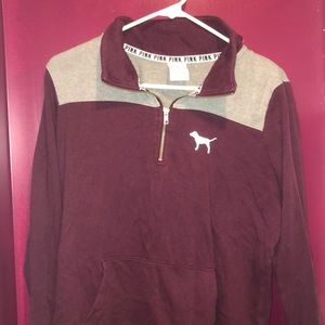Victoria’s Secret PINK Quarter-Zip Sweatshirt